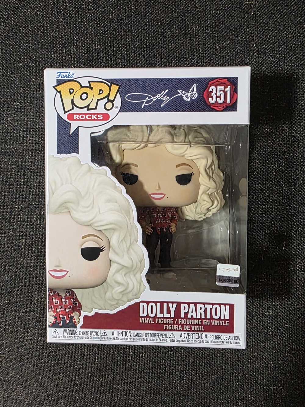 Funko Dolly Parton Pop! Vinyl Figure – Blonde, Red, Black